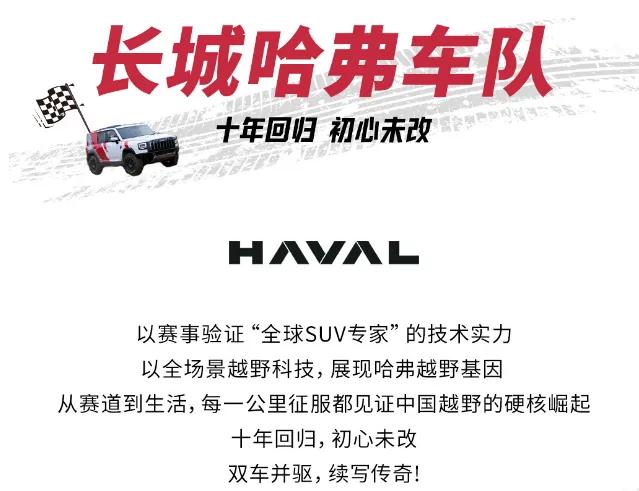 哈弗、坦克、长城炮三支车队,长城汽车出征2025环塔拉力赛